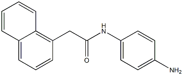 N-(4-aminophenyl)-2-(naphthalen-1-yl)acetamide 结构式