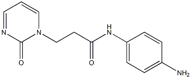 N-(4-aminophenyl)-3-(2-oxopyrimidin-1(2H)-yl)propanamide 结构式