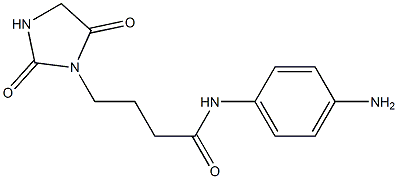 N-(4-aminophenyl)-4-(2,5-dioxoimidazolidin-1-yl)butanamide 结构式