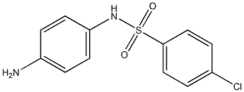 N-(4-aminophenyl)-4-chlorobenzenesulfonamide 结构式