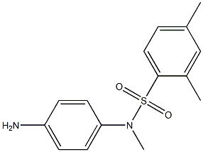 N-(4-aminophenyl)-N,2,4-trimethylbenzene-1-sulfonamide 结构式