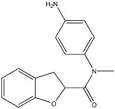 N-(4-aminophenyl)-N-methyl-2,3-dihydro-1-benzofuran-2-carboxamide 结构式