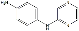 N-(4-aminophenyl)-N-pyrazin-2-ylamine 结构式