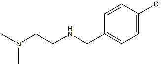 N'-(4-chlorobenzyl)-N,N-dimethylethane-1,2-diamine 结构式