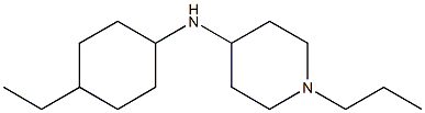 N-(4-ethylcyclohexyl)-1-propylpiperidin-4-amine 结构式