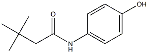 N-(4-hydroxyphenyl)-3,3-dimethylbutanamide 结构式
