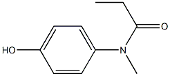 N-(4-hydroxyphenyl)-N-methylpropanamide 结构式