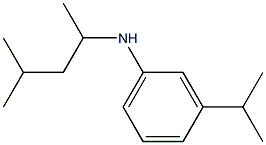 N-(4-methylpentan-2-yl)-3-(propan-2-yl)aniline 结构式