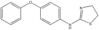 N-(4-phenoxyphenyl)-4,5-dihydro-1,3-thiazol-2-amine 结构式