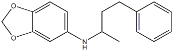 N-(4-phenylbutan-2-yl)-2H-1,3-benzodioxol-5-amine 结构式