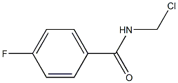 N-(chloromethyl)-4-fluorobenzamide 结构式