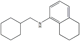 N-(cyclohexylmethyl)-5,6,7,8-tetrahydronaphthalen-1-amine 结构式