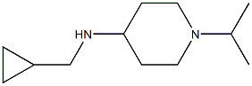 N-(cyclopropylmethyl)-1-(propan-2-yl)piperidin-4-amine 结构式