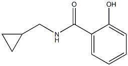 N-(cyclopropylmethyl)-2-hydroxybenzamide 结构式