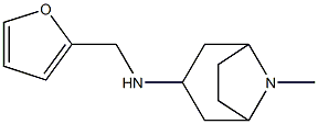 N-(furan-2-ylmethyl)-8-methyl-8-azabicyclo[3.2.1]octan-3-amine 结构式