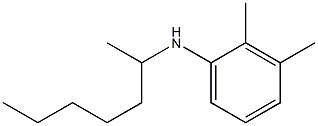 N-(heptan-2-yl)-2,3-dimethylaniline 结构式