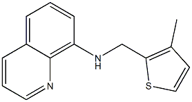 N-[(3-methylthiophen-2-yl)methyl]quinolin-8-amine 结构式
