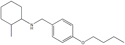 N-[(4-butoxyphenyl)methyl]-2-methylcyclohexan-1-amine 结构式