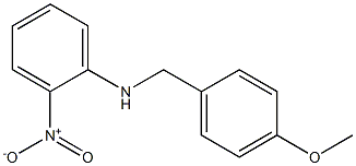 N-[(4-methoxyphenyl)methyl]-2-nitroaniline 结构式