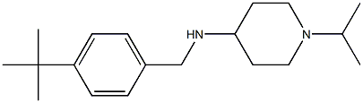 N-[(4-tert-butylphenyl)methyl]-1-(propan-2-yl)piperidin-4-amine 结构式