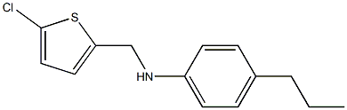 N-[(5-chlorothiophen-2-yl)methyl]-4-propylaniline 结构式