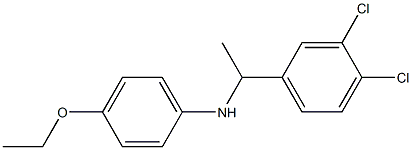 N-[1-(3,4-dichlorophenyl)ethyl]-4-ethoxyaniline 结构式
