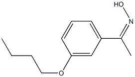 N-[1-(3-butoxyphenyl)ethylidene]hydroxylamine 结构式