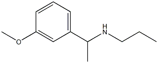 N-[1-(3-methoxyphenyl)ethyl]-N-propylamine 结构式