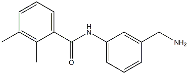 N-[3-(aminomethyl)phenyl]-2,3-dimethylbenzamide 结构式