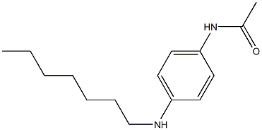 N-[4-(heptylamino)phenyl]acetamide 结构式
