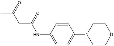 N-[4-(morpholin-4-yl)phenyl]-3-oxobutanamide 结构式