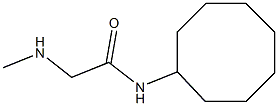 N-cyclooctyl-2-(methylamino)acetamide 结构式