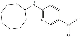 N-cyclooctyl-5-nitropyridin-2-amine 结构式