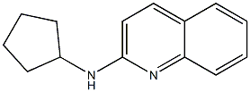 N-cyclopentylquinolin-2-amine 结构式