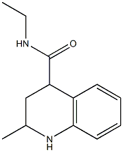 N-ethyl-2-methyl-1,2,3,4-tetrahydroquinoline-4-carboxamide 结构式