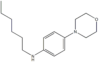 N-hexyl-4-(morpholin-4-yl)aniline 结构式