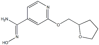 N'-hydroxy-2-(tetrahydrofuran-2-ylmethoxy)pyridine-4-carboximidamide 结构式