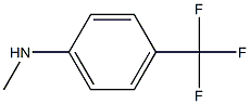 N-methyl-4-(trifluoromethyl)aniline 结构式