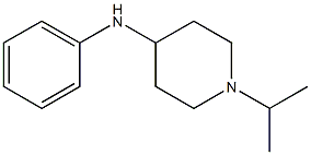 N-phenyl-1-(propan-2-yl)piperidin-4-amine 结构式