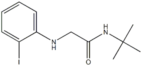 N-tert-butyl-2-[(2-iodophenyl)amino]acetamide 结构式