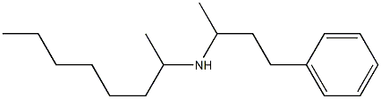 octan-2-yl(4-phenylbutan-2-yl)amine 结构式