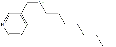 octyl(pyridin-3-ylmethyl)amine 结构式