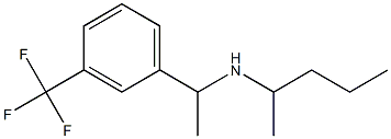 pentan-2-yl({1-[3-(trifluoromethyl)phenyl]ethyl})amine 结构式