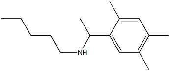 pentyl[1-(2,4,5-trimethylphenyl)ethyl]amine 结构式