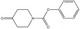 phenyl 4-oxopiperidine-1-carboxylate 结构式