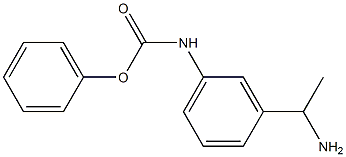 phenyl N-[3-(1-aminoethyl)phenyl]carbamate 结构式