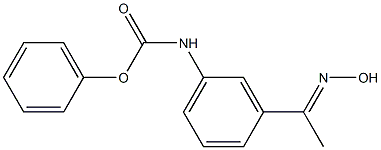 phenyl N-{3-[1-(hydroxyimino)ethyl]phenyl}carbamate 结构式