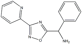 phenyl[3-(pyridin-2-yl)-1,2,4-oxadiazol-5-yl]methanamine 结构式