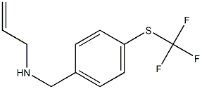 prop-2-en-1-yl({4-[(trifluoromethyl)sulfanyl]phenyl}methyl)amine 结构式