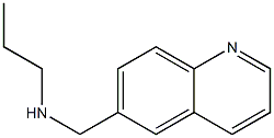 propyl(quinolin-6-ylmethyl)amine 结构式